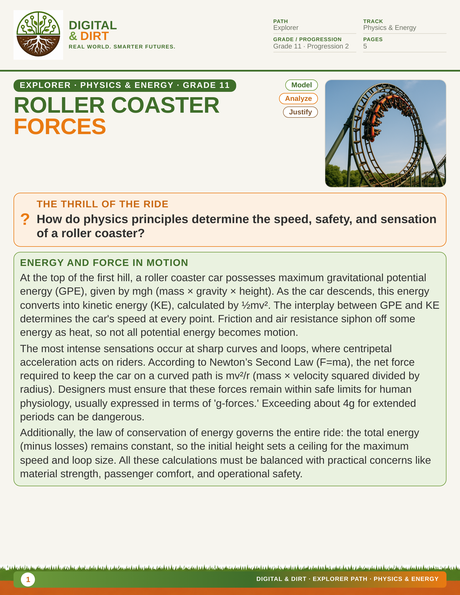 Design a Thrill Ride
